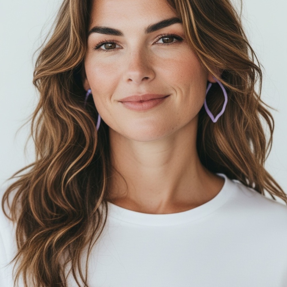 ❤️Purple Earrings
